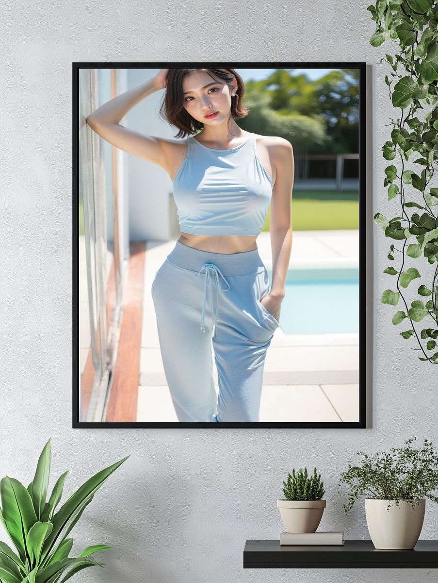 Sunlit Portrait Photography Print. — room view 4