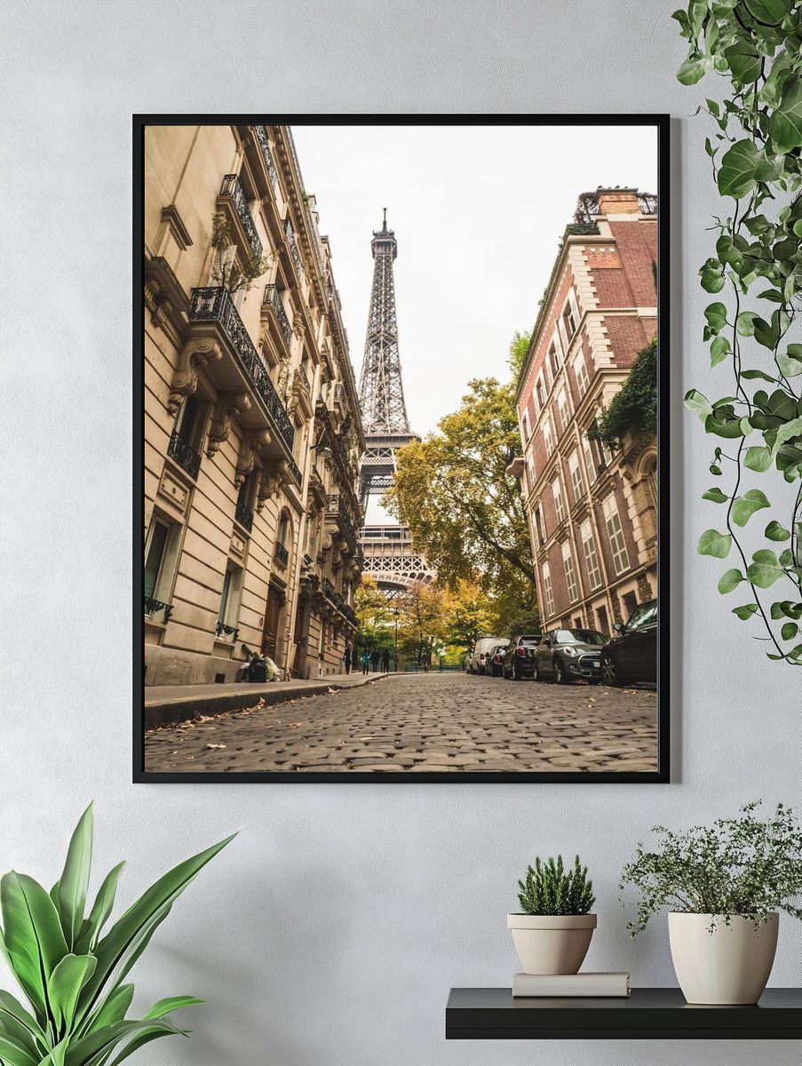 Eiffel Tower in Autumn — Photography Print. — room view 4
