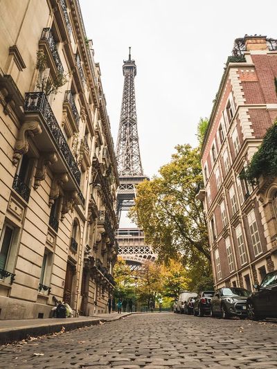 Eiffel Tower in Autumn — Photography Print. poster