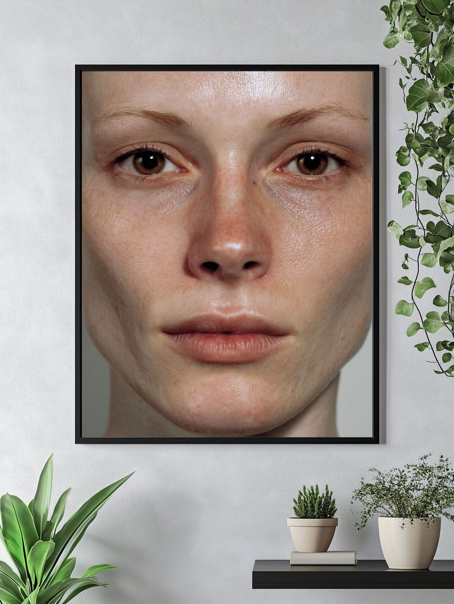 Intimate Female Portrait Photography Poster. — room view 4