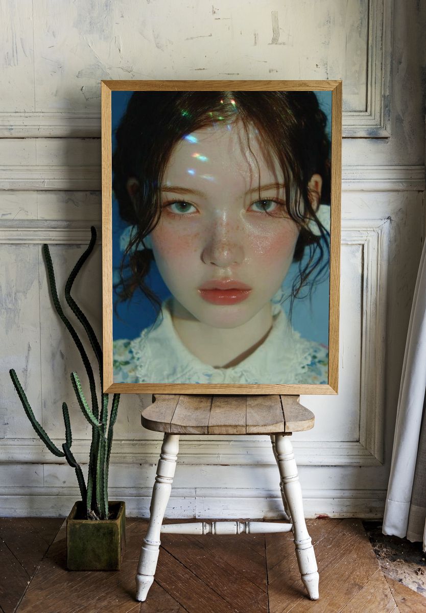 Dreamy Portrait Photography Poster. — room view 1