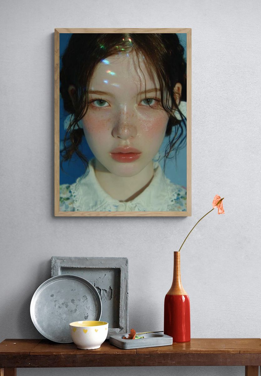 Dreamy Portrait Photography Poster. — room view 3