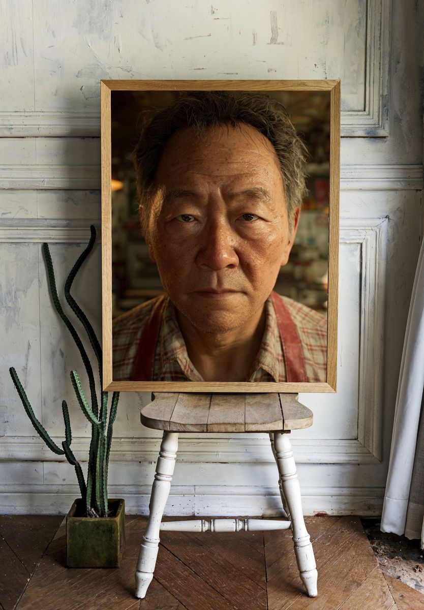 Intense Portrait Photography Poster. — room view 1