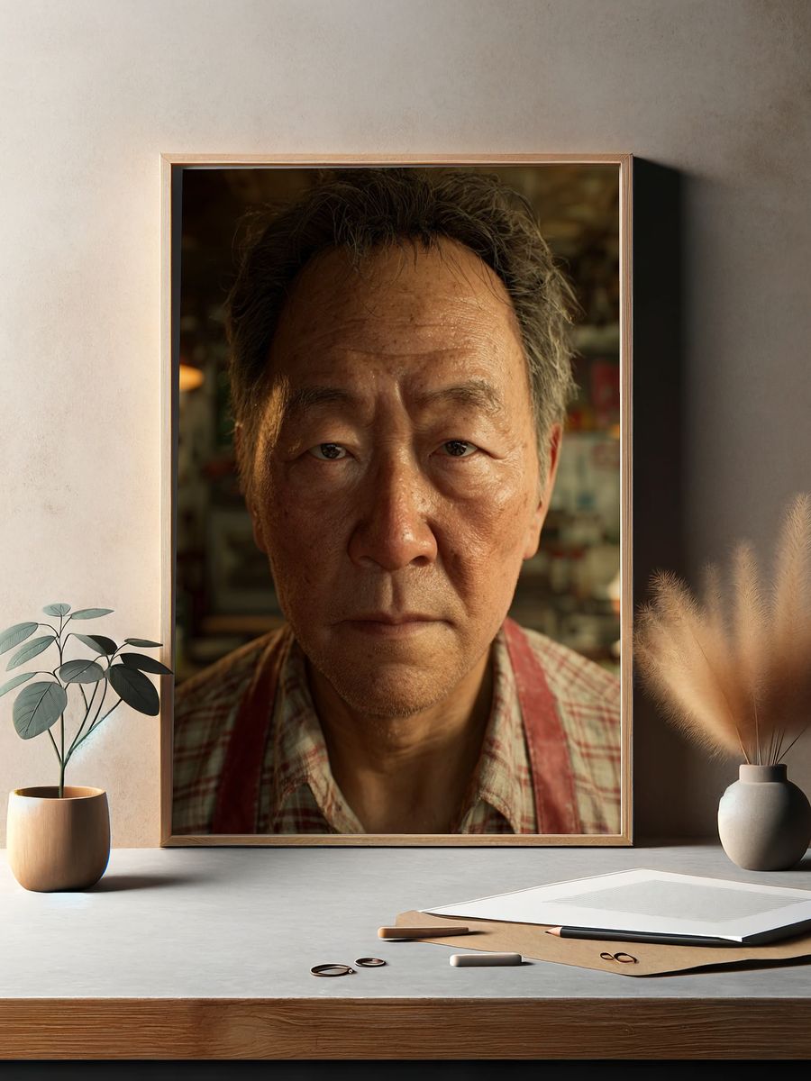 Intense Portrait Photography Poster. — room view 2