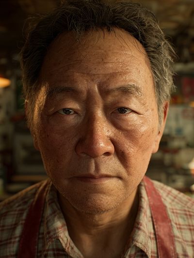 Intense Portrait Photography Poster. poster