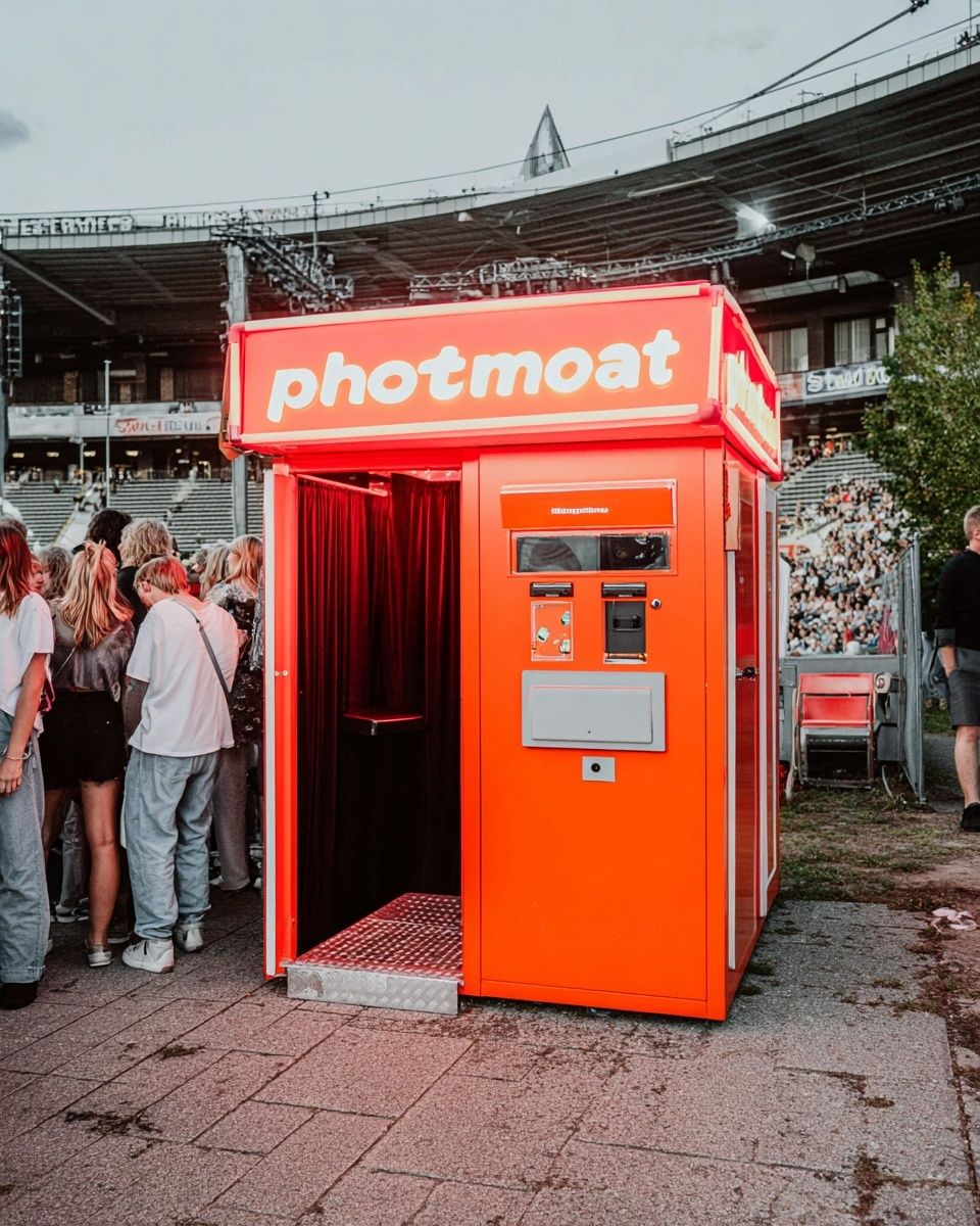 Photobooth at Concert — Photography Print. poster detail