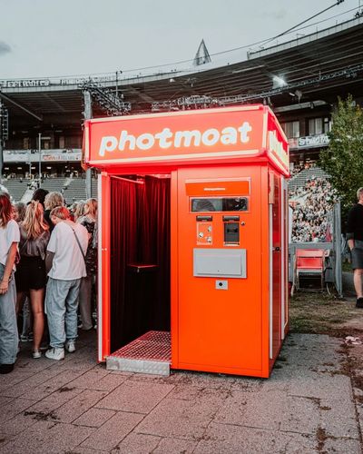 Photobooth at Concert — Photography Print. poster print