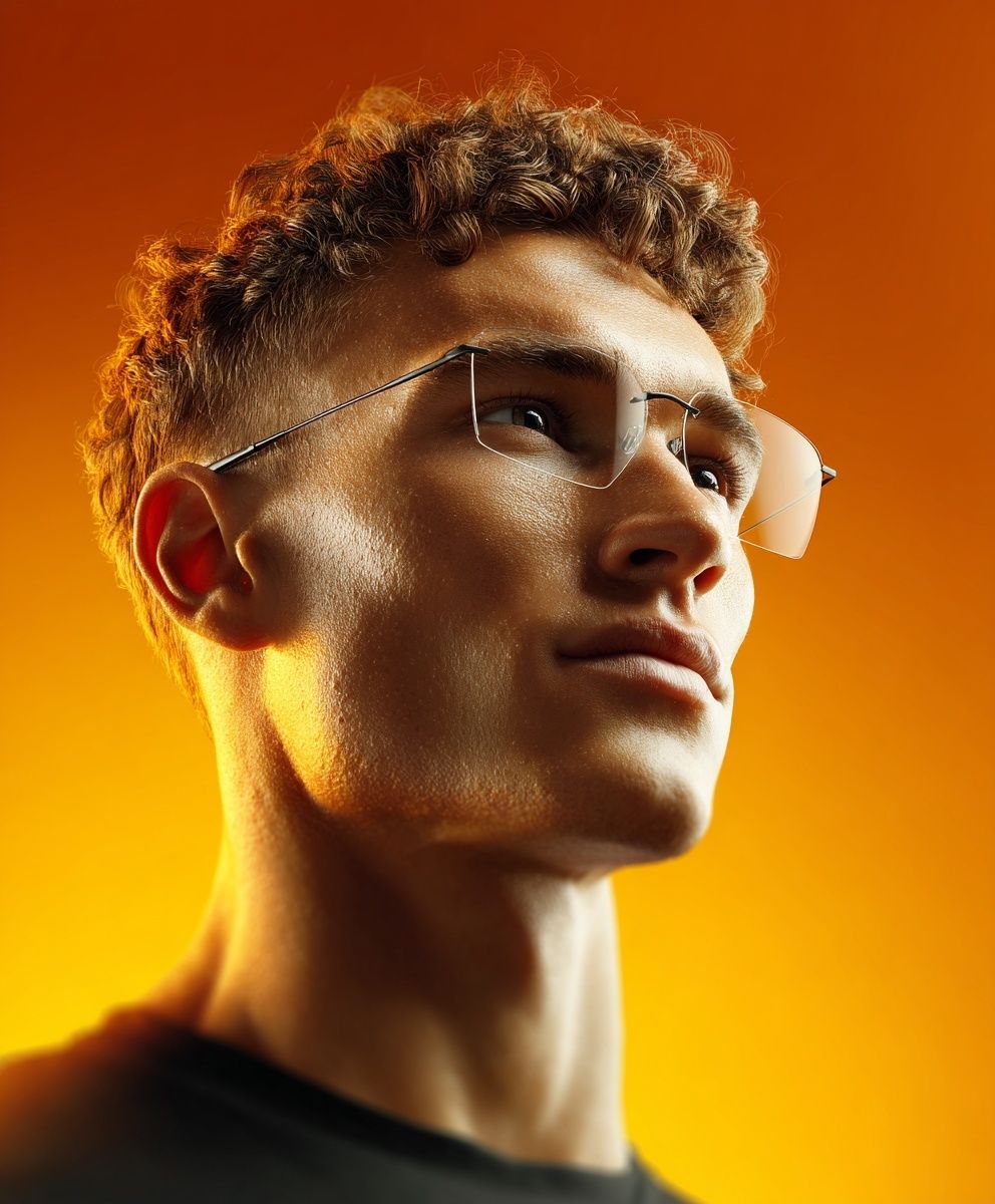 Golden Portrait Photography Poster. poster detail