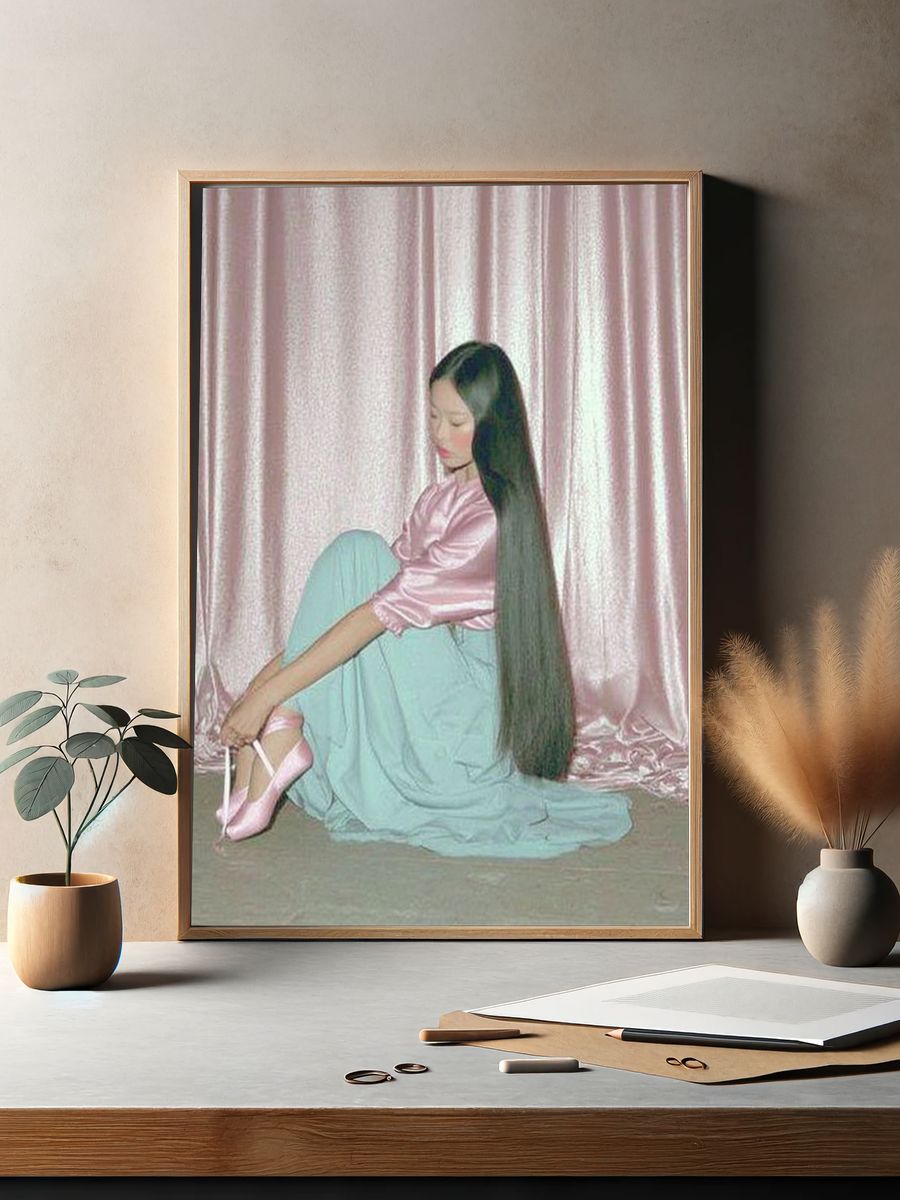 Pastel Portrait Photography Poster. — room view 2