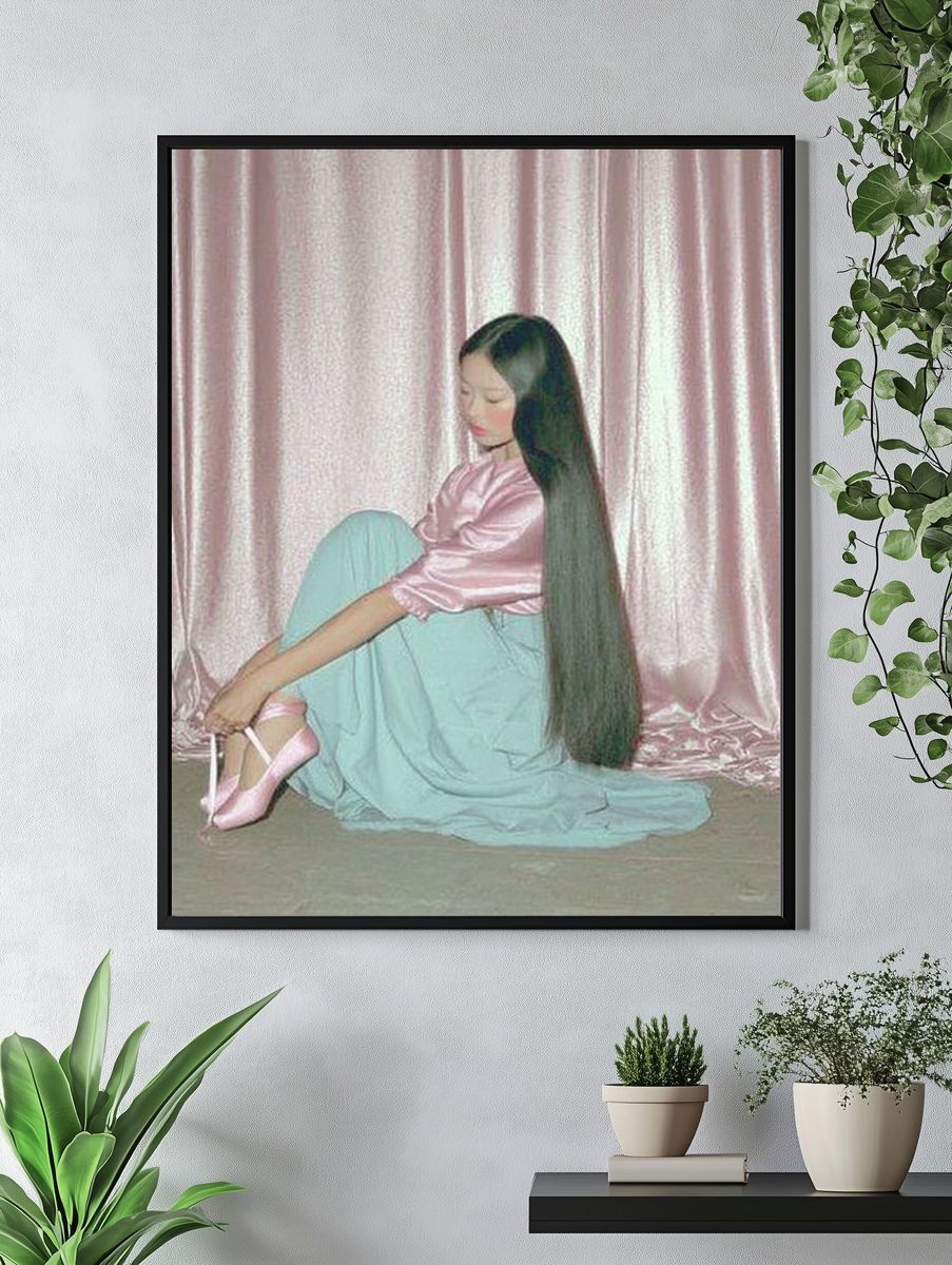 Pastel Portrait Photography Poster. — room view 4