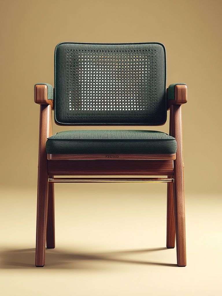 Modern Wooden Chair Photography Poster. poster — photography art