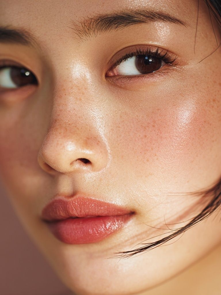 Soft Portrait Close-Up Poster. poster — photography art