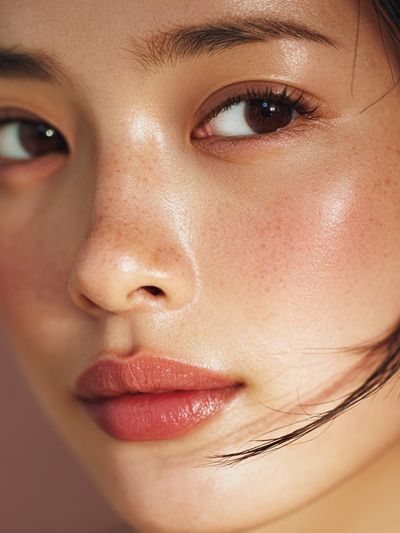 Soft Portrait Close-Up Poster. poster print