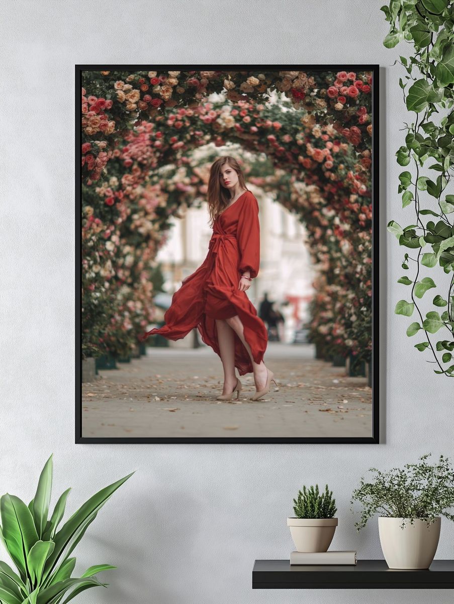 Rose Arch Fashion Poster. — room view 4
