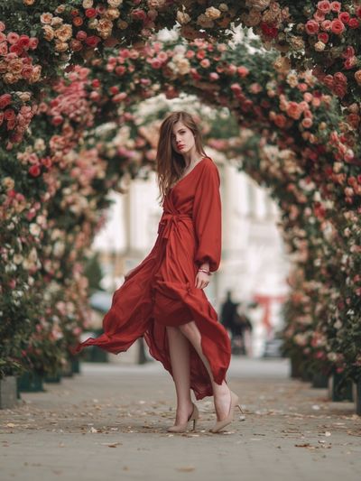 Rose Arch Fashion Poster. poster print