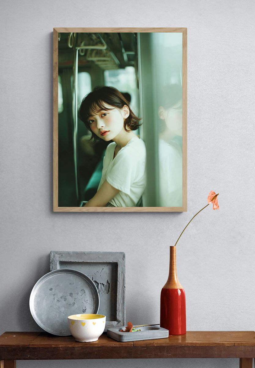 Subway Portrait Photography Poster. — room view 3