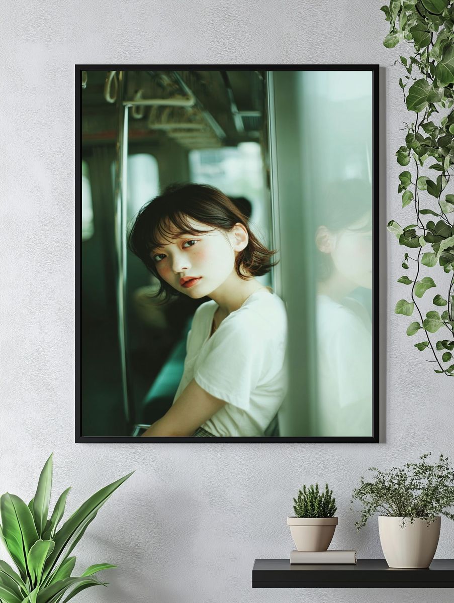Subway Portrait Photography Poster. — room view 4