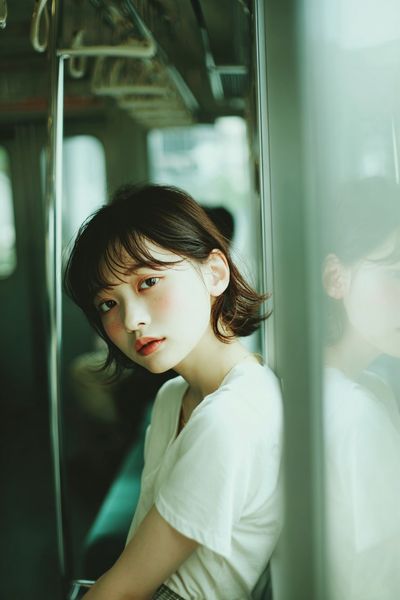 Subway Portrait Photography Poster. poster print