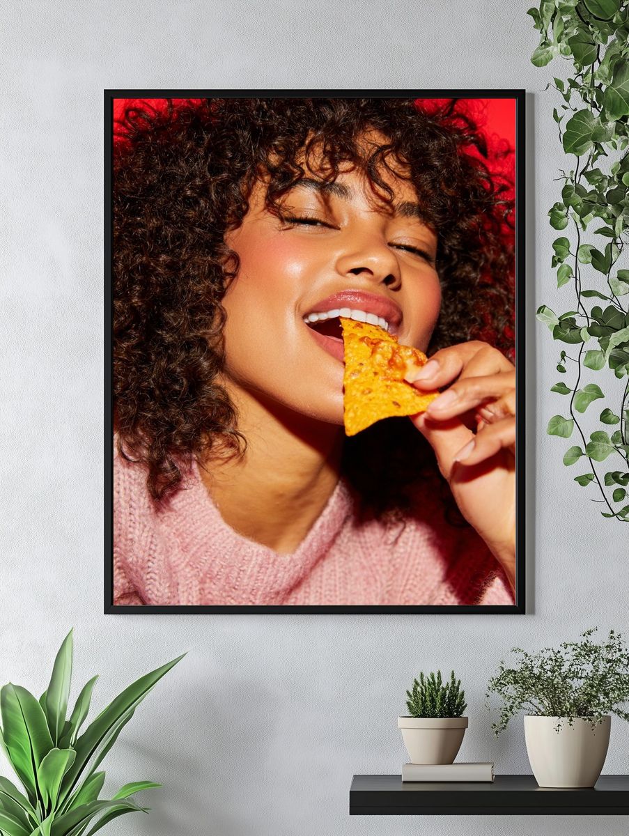Snack Time Portrait Photography Poster. — room view 4