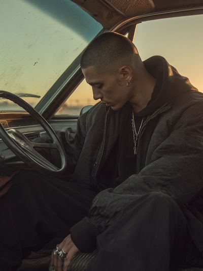 Contemplative Driver — Photography Print. poster print