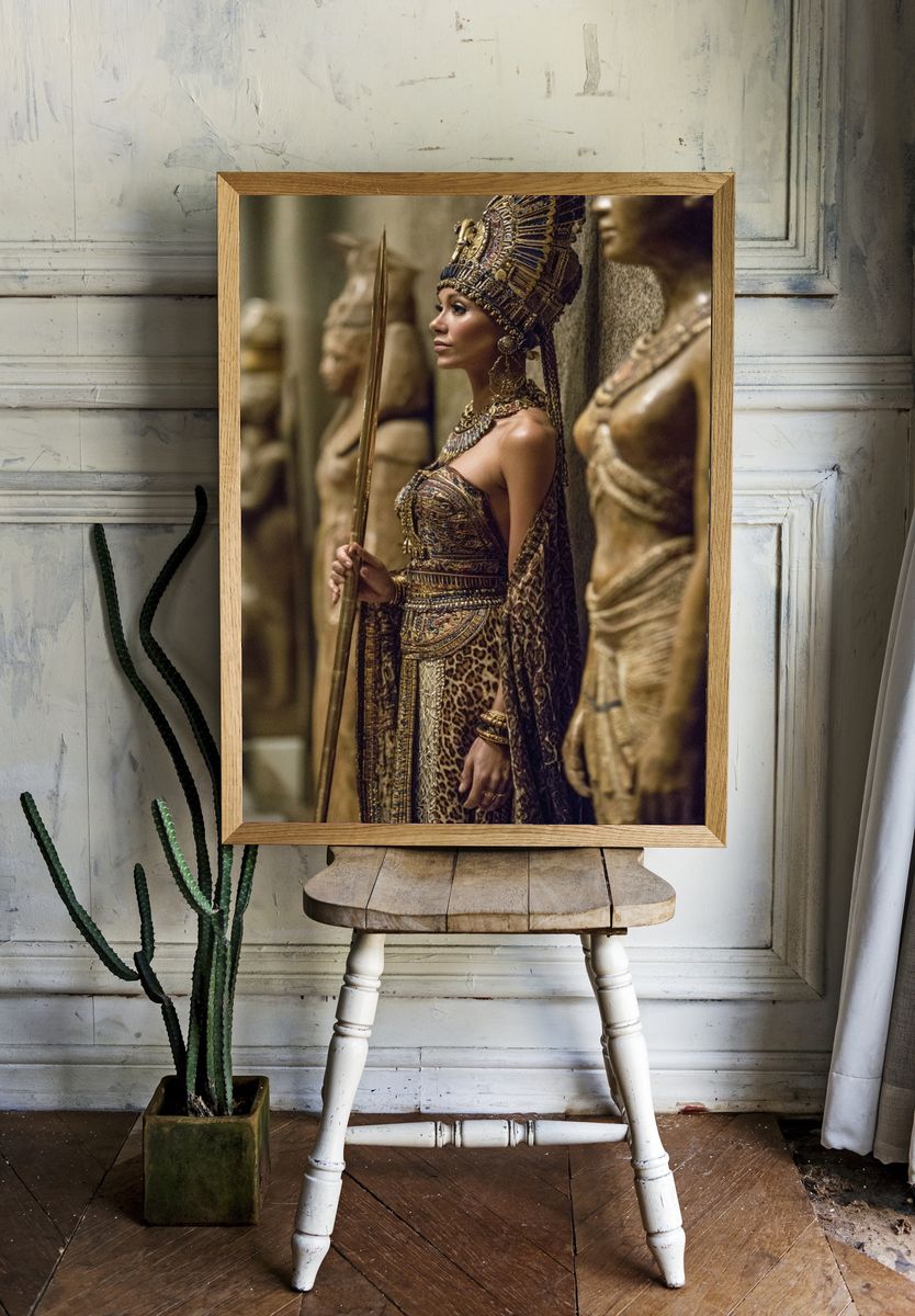 Egyptian Queen Portrait Photography Poster. — room view 1