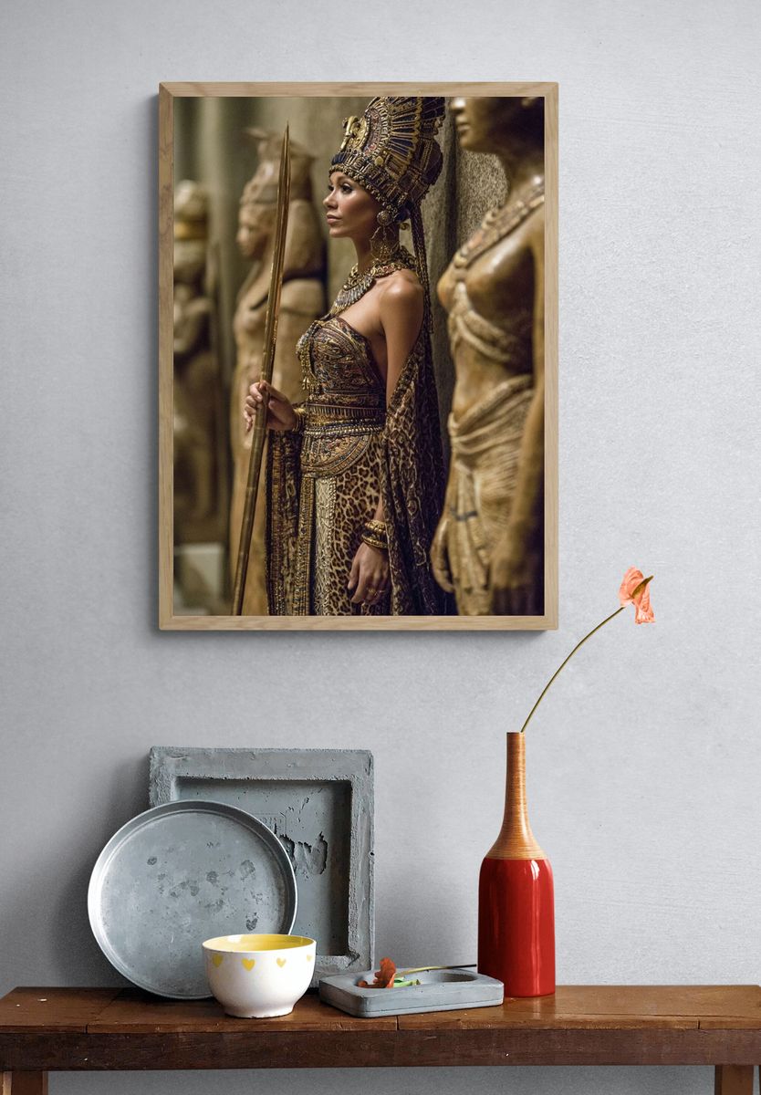Egyptian Queen Portrait Photography Poster. — room view 3