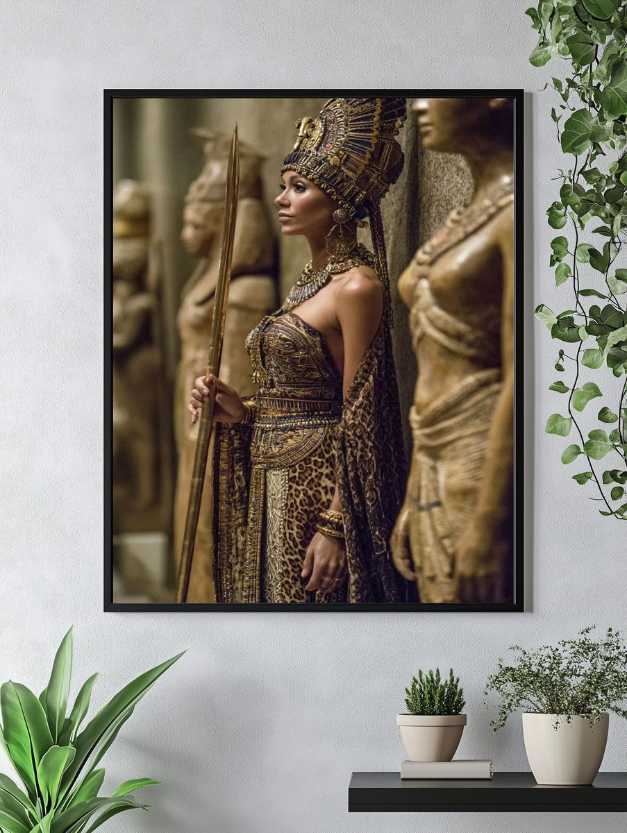 Egyptian Queen Portrait Photography Poster. — room view 4