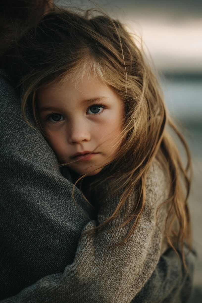 Tender Child Portrait Photography Poster. poster — photography art