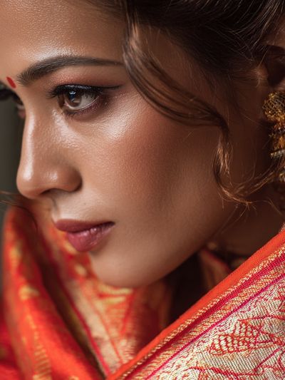 Elegant Indian Portrait Print. poster print