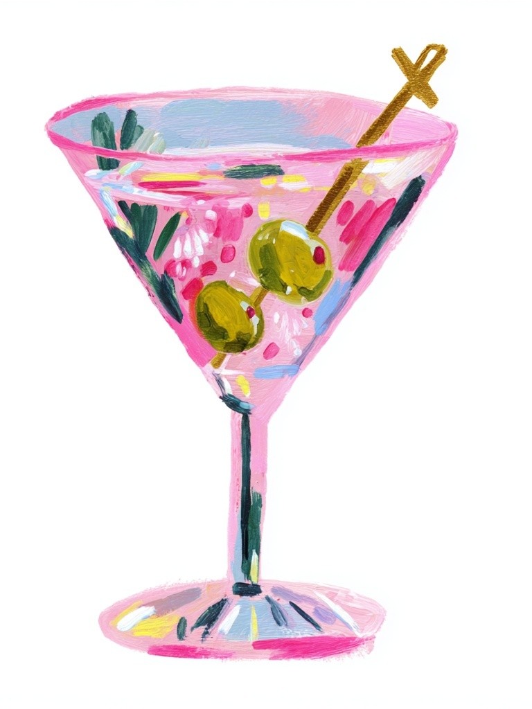 Pink Martini — Illustration Print. poster detail