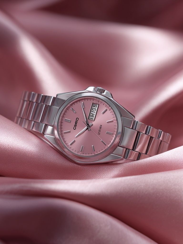 Pink Luxury Watch Photography Poster. poster — photography art