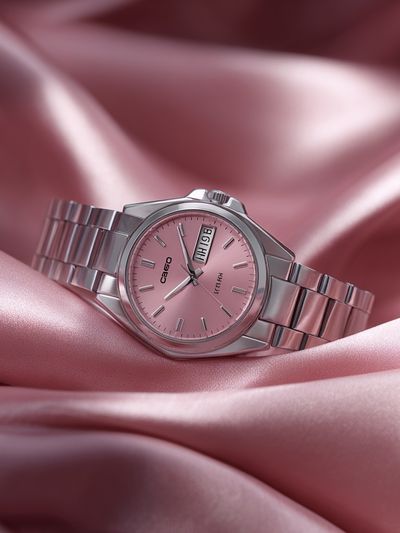 Pink Luxury Watch Photography Poster. poster print
