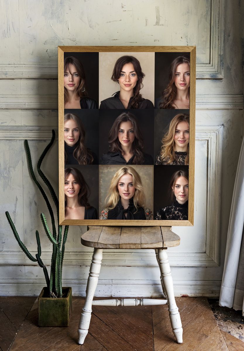 Portraits of Women — Photography Print. — room view 1