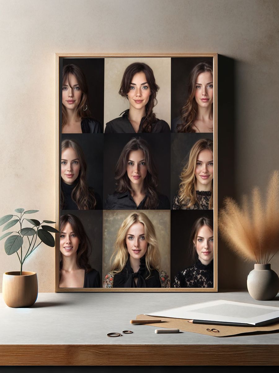 Portraits of Women — Photography Print. — room view 2