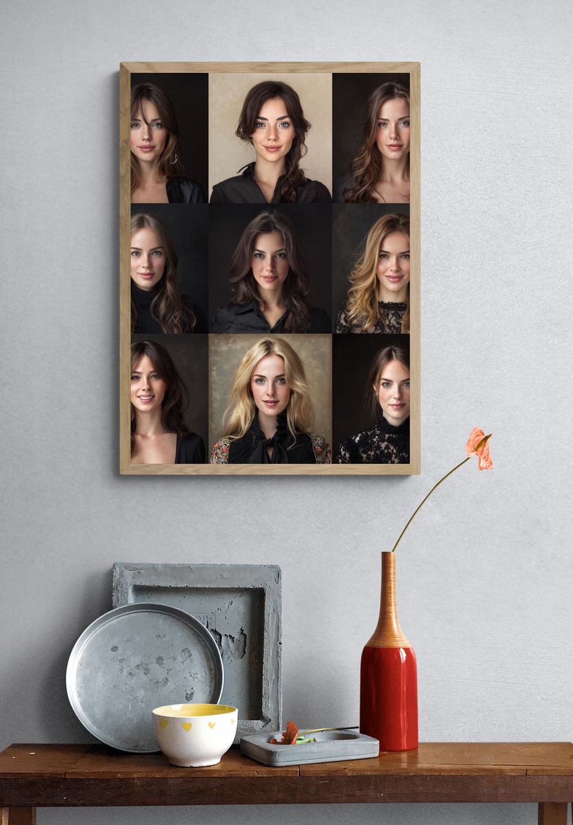 Portraits of Women — Photography Print. — room view 3