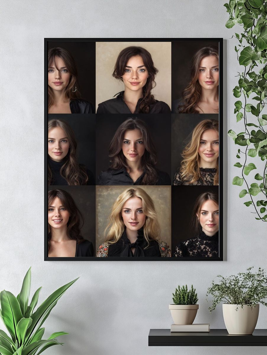 Portraits of Women — Photography Print. — room view 4