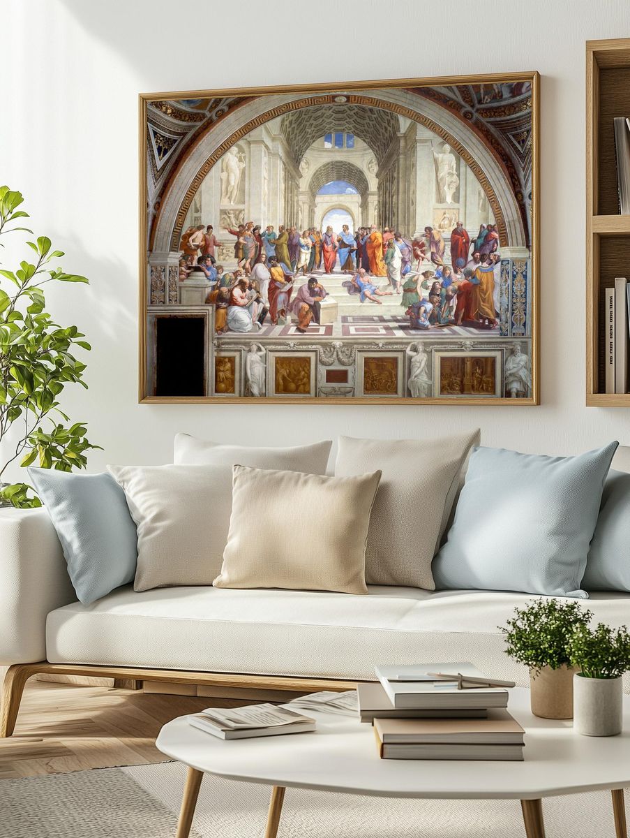 Raphael 's School Athens (1511). — room view 2