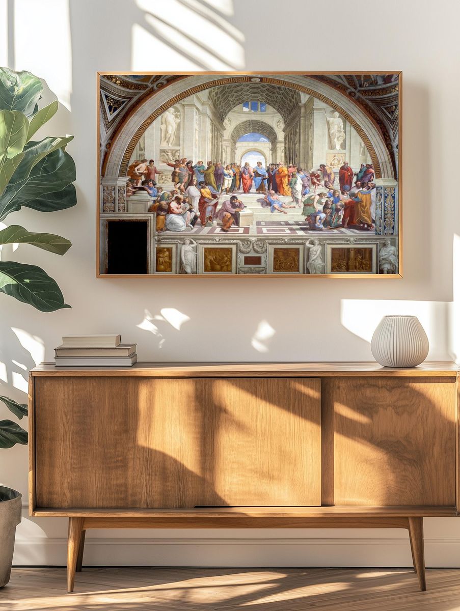 Raphael 's School Athens (1511). — room view 3