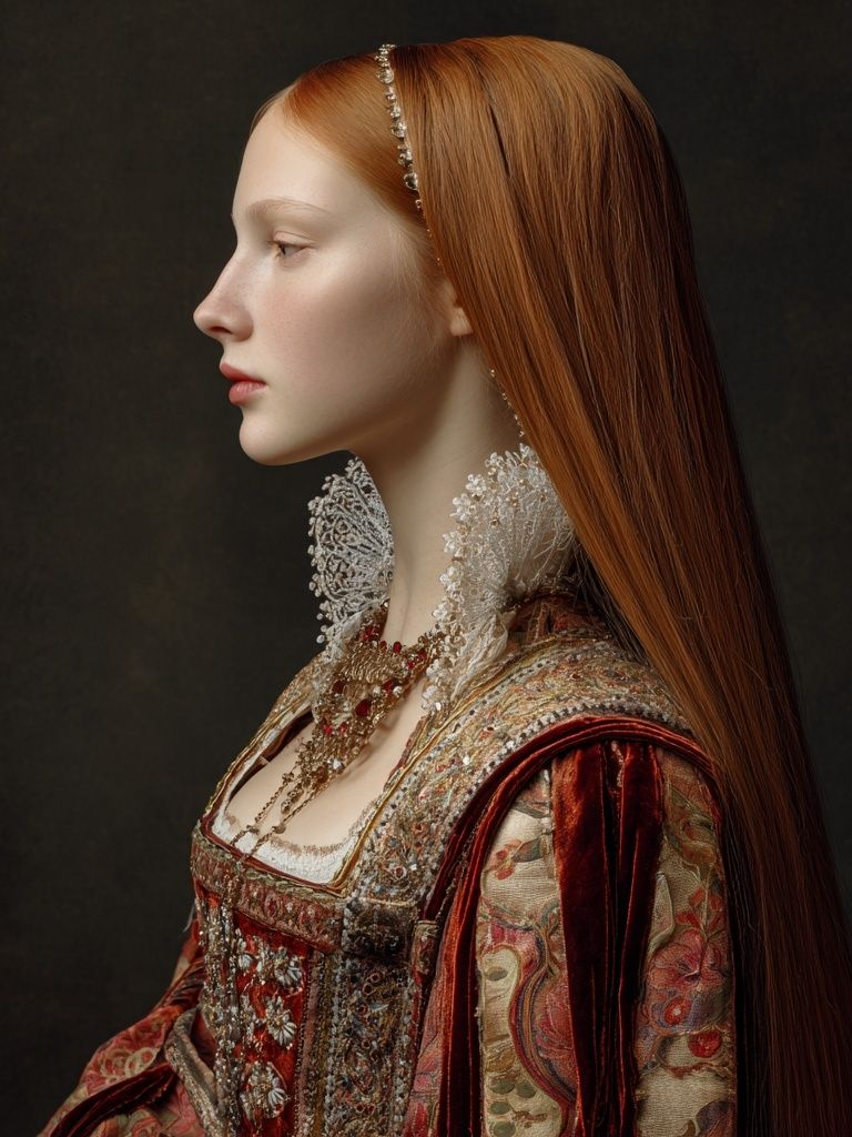 Renaissance Portrait Fashion Poster. poster detail