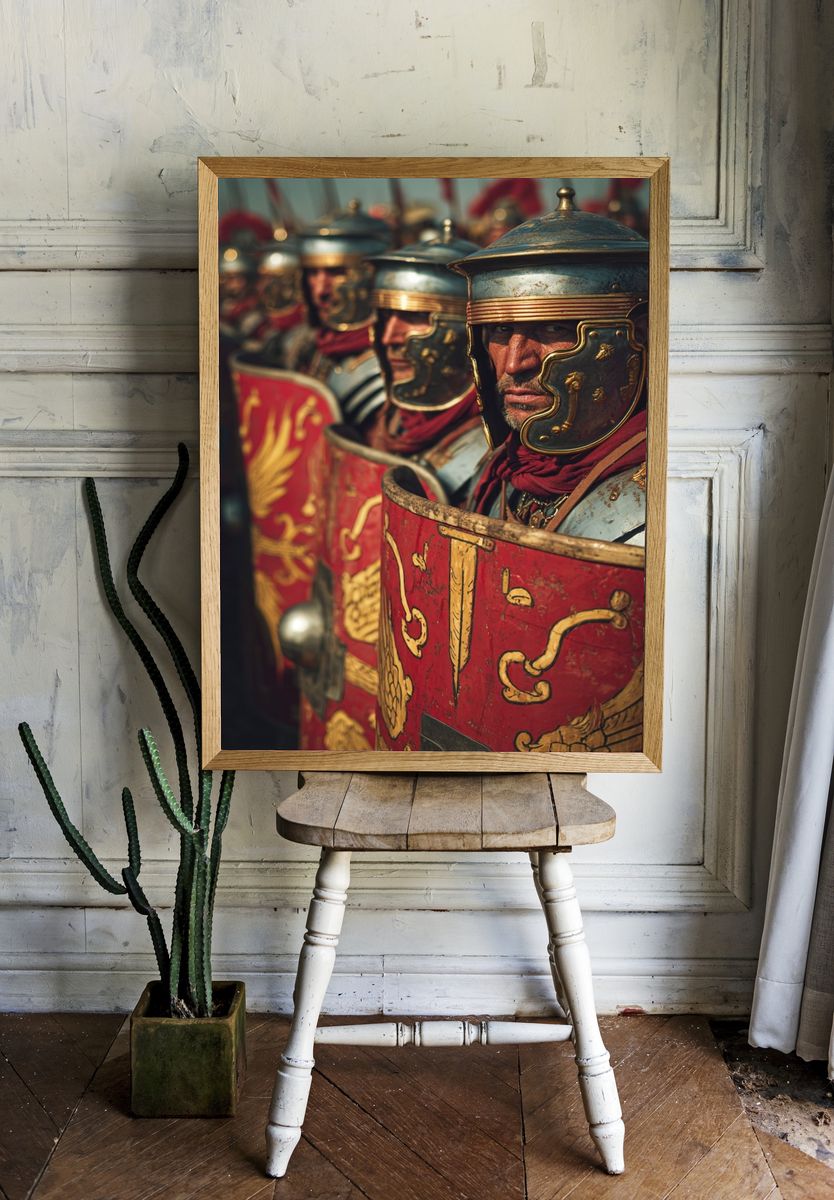 Roman Legionnaires — Historical Photography Poster. — room view 1