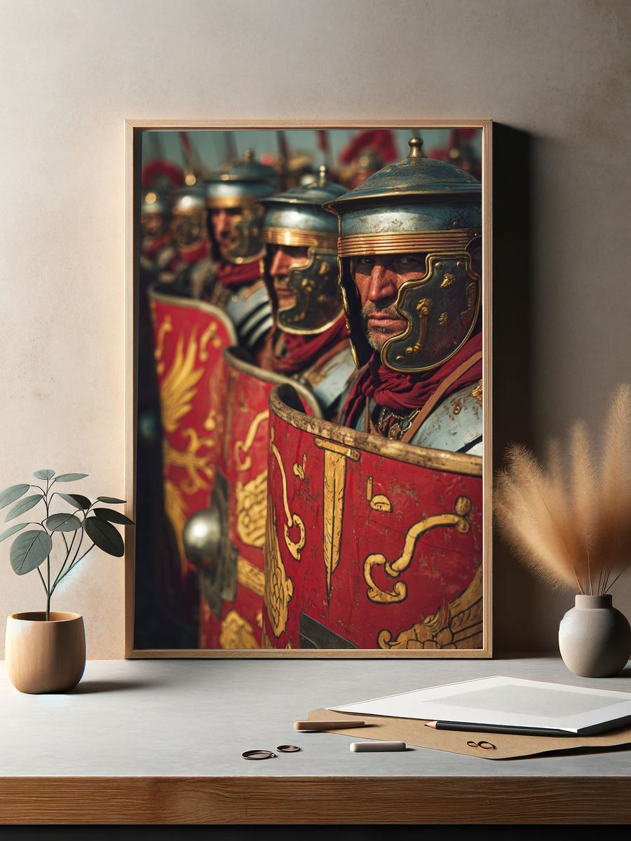 Roman Legionnaires — Historical Photography Poster. — room view 2