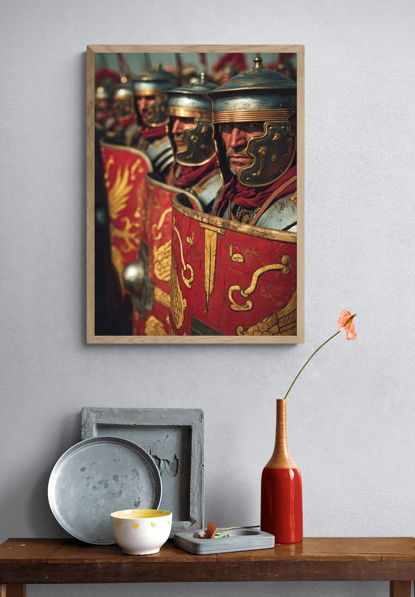 Roman Legionnaires — Historical Photography Poster. — room view 3