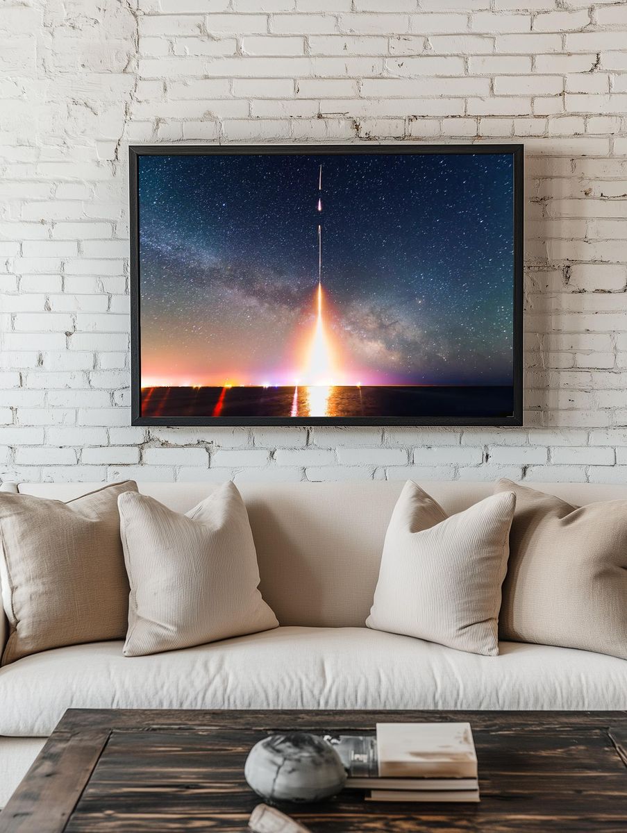 Rocket Launch — Space Photography Poster. room preview