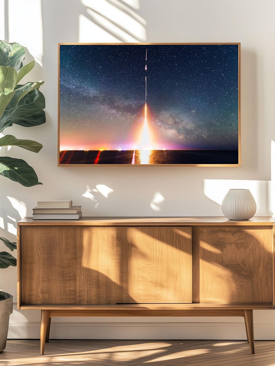 Rocket Launch — Space Photography Poster. — room view 3