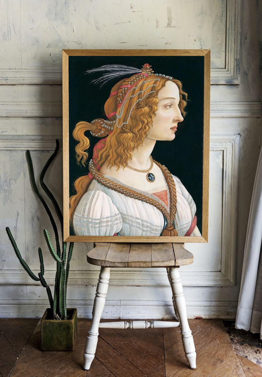 Sandro Botticelli's Idealized Portrait Lady. — room view 1