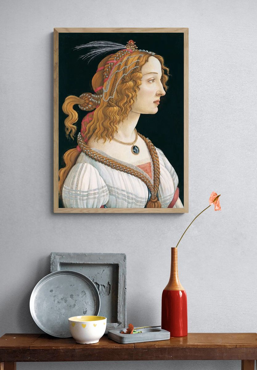Sandro Botticelli's Idealized Portrait Lady. — room view 3