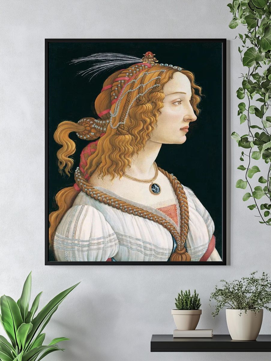 Sandro Botticelli's Idealized Portrait Lady. — room view 4
