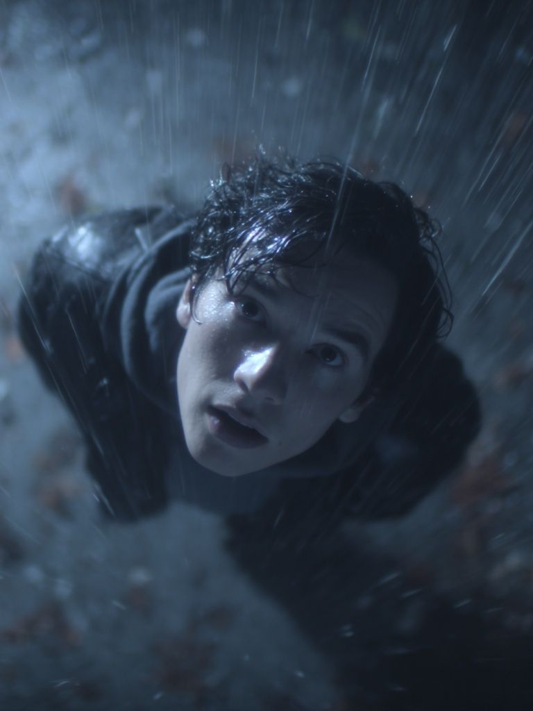 Rainy Portrait Poster. poster — photography art