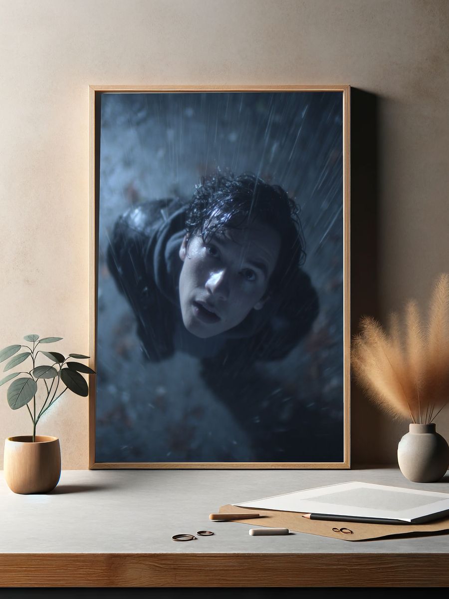 Rainy Portrait Poster. — room view 2