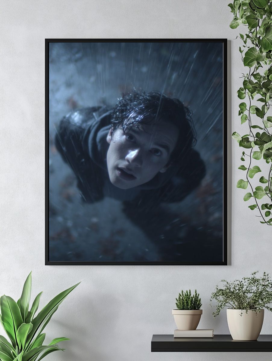 Rainy Portrait Poster. — room view 4